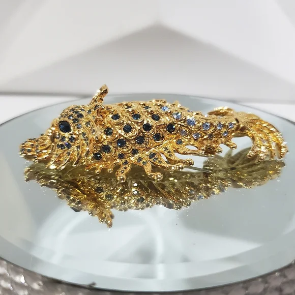 Insane Massive HUTTON WILKINSON Sea Dragon Creature Brooch - Picture 5 of 9